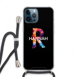 Abstract Spectrum: iPhone 13 Pro Max Transparant Hoesje met koord