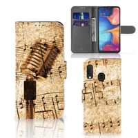 Samsung Galaxy A20e | Telefoonhoesje met foto | Bladmuziek