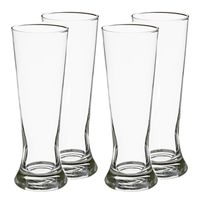 Set van 20x stuks bierglazen transparant 370 ml - 7 x 21 cm - thumbnail