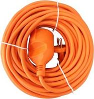 Verlengsnoer PVC oranje 2x1qmm 30m - 1167054
