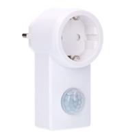 LED&apos;s Light plug-in Bewegingssensor met Stopcontact - 10 meter bereik - Incl. daglichtsensor