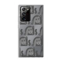 Cats: Samsung Galaxy Note 20 Ultra / Note 20 Ultra 5G Transparant Hoesje