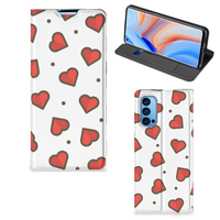 OPPO Reno4 Pro 5G Hoesje met Magneet Hearts