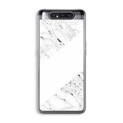 Biggest stripe: Samsung Galaxy A80 Transparant Hoesje