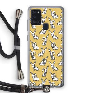 Haas: Samsung Galaxy A21s Transparant Hoesje met koord