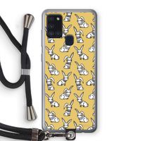 Haas: Samsung Galaxy A21s Transparant Hoesje met koord