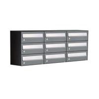 Allux Hive Set 3-Breed, 3-Hoog Antraciet - 40030065_3x3