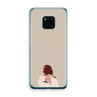 I drink wine: Huawei Mate 20 Pro Transparant Hoesje I drink wine: Huawei Mate 20 Pro Transparant Hoesje