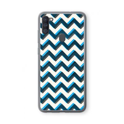 Onderbroken lijn: Samsung Galaxy A11 Transparant Hoesje