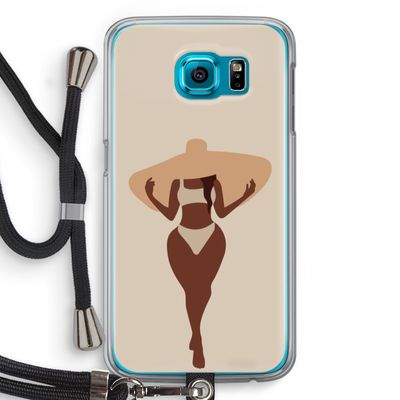 Let's get salty: Samsung Galaxy S6 Transparant Hoesje met koord