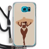 Let's get salty: Samsung Galaxy S6 Transparant Hoesje met koord