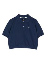 POLO RALPH LAUREN KIDS polo à motif Polo Pony brodé - Bleu - thumbnail