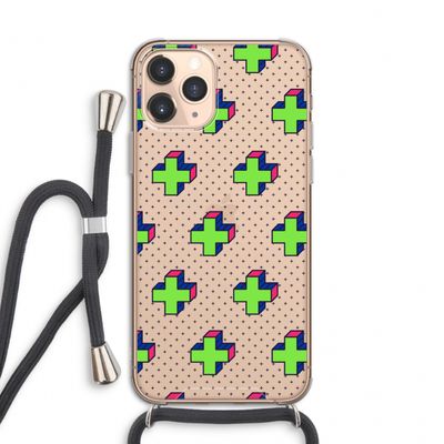 8-bit N°10: iPhone 11 Pro Transparant Hoesje met koord