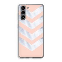 Marmeren pijlen: Samsung Galaxy S21 Transparant Hoesje