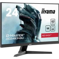 Iiyama G-Master Red Eagle GC2480HSU-B1 Gaming monitor Energielabel E (A - G) 59.9 cm (23.6 inch) 1920 x 1080 Pixel 16:9 0.5 ms HDMI, DisplayPort, Hoofdtelefoon