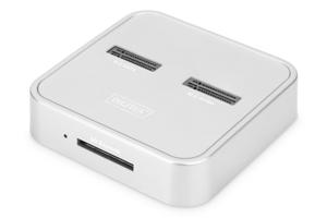 Digitus DA-71546 notebook dock & poortreplicator Bedraad USB 3.2 Gen 2 (3.1 Gen 2) Type-C Zilver