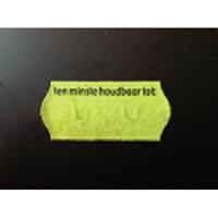 Etiket 2612 groen perm 2slit Tenminste h