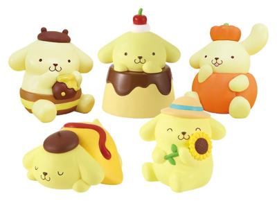 Sanrio Twinchees Mini Figures Pompompurin My Fav Color 5 cm Blind Pack Display (24)