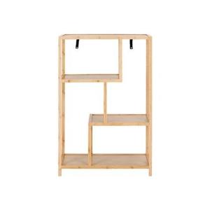 Lisomme Moos Bamboe Houten Boekenkast - B 77 cm - Naturel