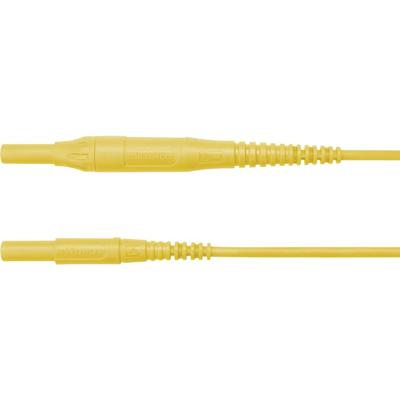 Schützinger MSFK B441 / 1 / 100 / GE Meetsnoer Stekker 4 mm Stekker 4 mm Geel 1 stuk(s)