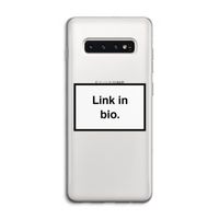 Link in bio: Samsung Galaxy S10 4G Transparant Hoesje