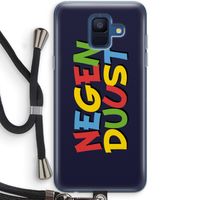 90's One: Samsung Galaxy A6 (2018) Transparant Hoesje met koord