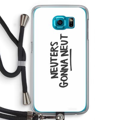 Neuters: Samsung Galaxy S6 Transparant Hoesje met koord