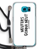 Neuters: Samsung Galaxy S6 Transparant Hoesje met koord