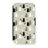 Katten: iPhone X Flip Hoesje