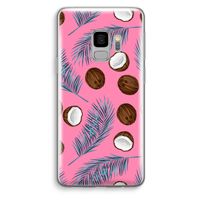 Kokosnoot roze: Samsung Galaxy S9 Transparant Hoesje