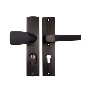 AXA | Veiligheidsbeslag Premium Wing-knop+kruk Arrow | PC72 | Anti-kerntrek | Omkeerbaar | 242x52x13 | Alu | SKG3