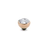 Melano Twisted Basic CZ Steentje Crystal | Rosé