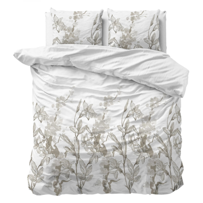 Dekbedovertrek Flynn - Wit - Eenpersoons (140x200 Cm) - Wit Polyester-katoen - Patroon - Sleeptime Elegance - Dekbed-Discounter.nl Dekbedovertrek Flynn - Wit - Eenpersoons (140x200 Cm) - Wit Polyester-katoen - Patroon - Sleeptime Elegance - Dekbed-Discounter.nl