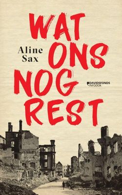 Wat ons nog rest - Aline Sax - Hardcover (9789002278617)