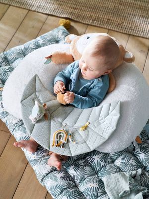 Ontdekkingskussen voor baby's oranje