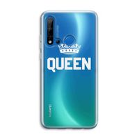 Queen zwart: Huawei P20 Lite (2019) Transparant Hoesje Queen zwart: Huawei P20 Lite (2019) Transparant Hoesje
