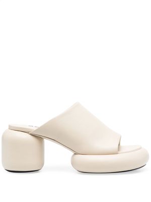 Jil Sander sandales à talon épais 45 mm - Tons neutres