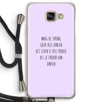 Sprong: Samsung Galaxy A5 (2016) Transparant Hoesje met koord