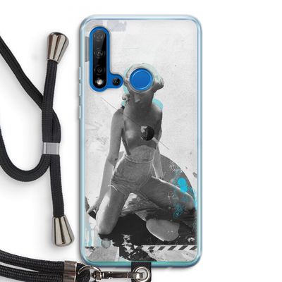 I will not feel a thing: Huawei P20 Lite (2019) Transparant Hoesje met koord