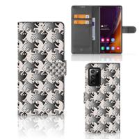 Samsung Galaxy Note20 Ultra | Telefoonhoesje | Met pasjeshouder | Salamander Grey
