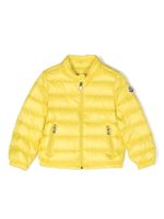 Moncler Enfant veste matelassée à fermeture zippée - Jaune - thumbnail