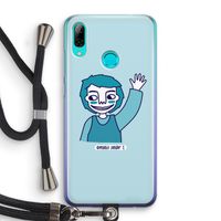 Zwaai: Huawei P Smart (2019) Transparant Hoesje met koord