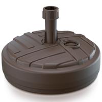 Prosperplast Parasolvoet - rond - antraciet - vulbaar - 10 liter - D39 cm