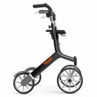 Lichtgewicht rollator Let&apos;s Go Out (Buitenkansje) | Kies uw kleur : Zwart | TrustCare