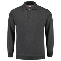 Tricorp polosweater boord - Casual - 301005 - antraciet melange - maat L
