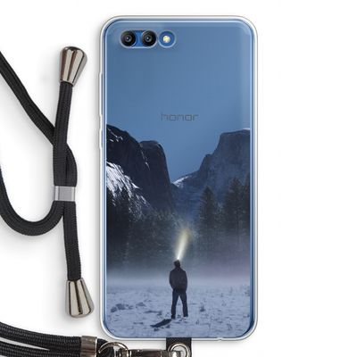 Wanderlust: Honor 10 Transparant Hoesje met koord