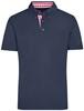 James & Nicholson JN716 Men´s Traditional Polo - Navy/Red/White - XL