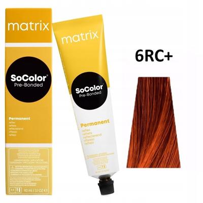 Matrix - SoColor Sync Pre-Bonded Alkaline Toner 6RC+ - 90ml