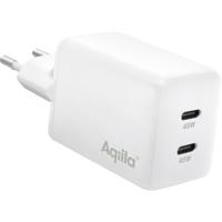 Aqiila W2 USB-oplader 45 W Binnen, Thuis Uitgangsstroom (max.) 3 A Aantal uitgangen: 2 x USB-C