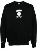 AAPE BY *A BATHING APE® sweat à imprimé graphique - Noir - thumbnail